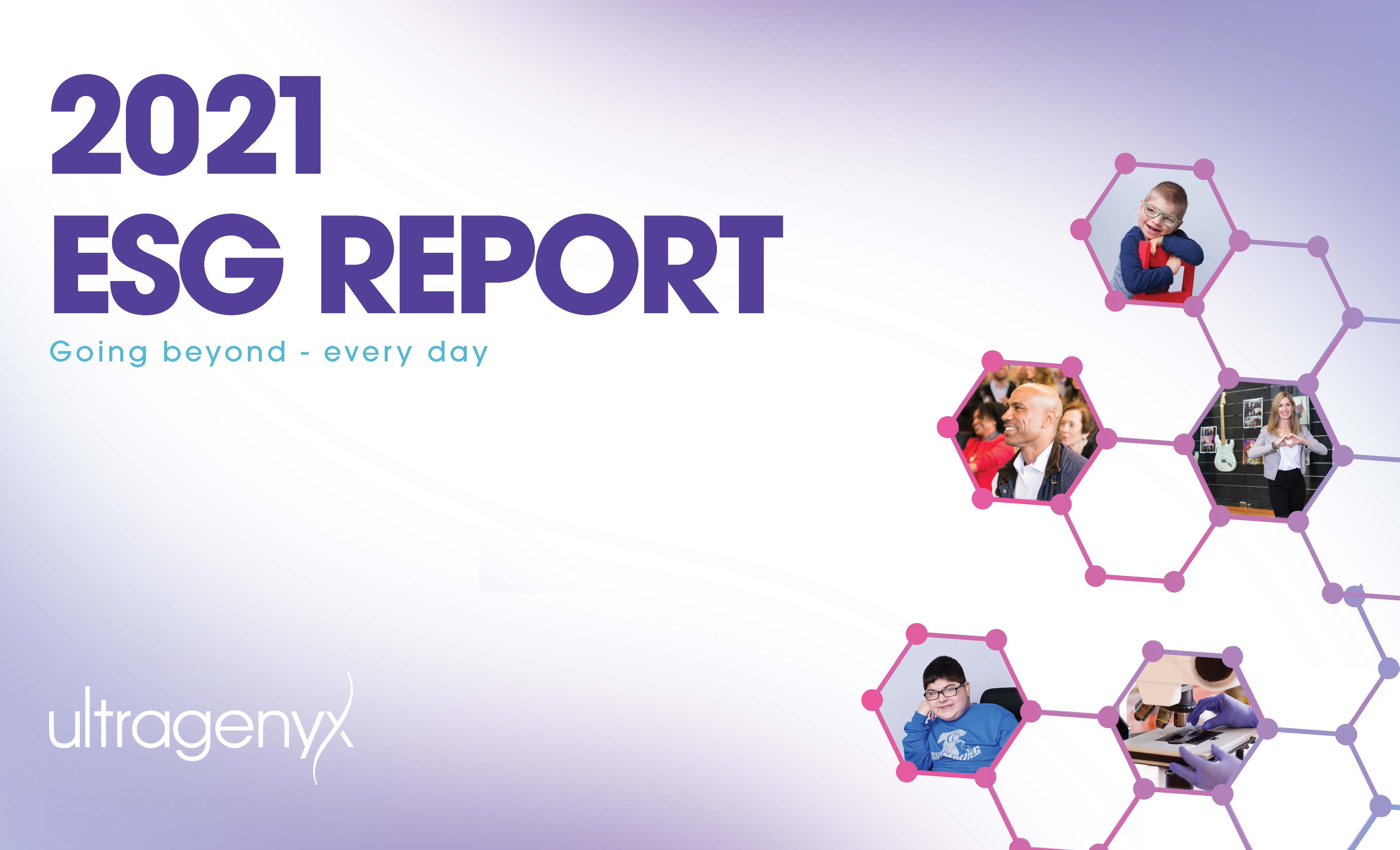 Ultragenyx 2021 ESG report